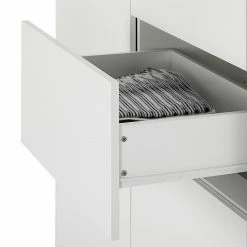 Mørteens Sideboard Lindholm IV - Weiß - Höhe: 128 cm -BÜROMÖBEL Verkaufsgeschäft highboard lindholm i weiss matt eiche massiv 333069
