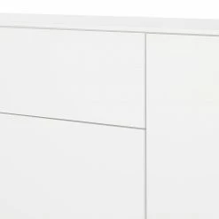 Mørteens Sideboard Lindholm IV - Weiß - Höhe: 128 cm -BÜROMÖBEL Verkaufsgeschäft highboard lindholm i weiss matt eiche massiv 333070