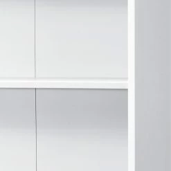 Kombiregal Merit - Alpinweiß / Hochglanz Grau -BÜROMÖBEL Verkaufsgeschäft kombiregal merit weiss hochglanz grau 347765