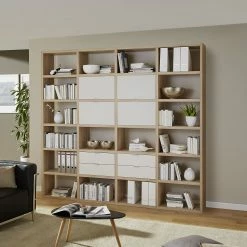 Fredriks Regal Concept VIII - Eiche Dekor / Weiß -BÜROMÖBEL Verkaufsgeschäft regal concept viii eiche dekor weiss 1994326