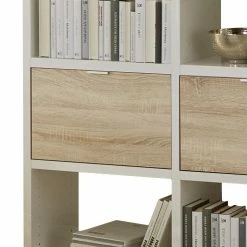 Fredriks Regal Concept XI - Cremeweiß / Eiche Natur -BÜROMÖBEL Verkaufsgeschäft regal concept xi weiss eiche dekor 1995530