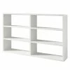 Loftscape Bücherregal Empire - Cremeweiß - Höhe: 112 cm - Breite: 185 cm -BÜROMÖBEL Verkaufsgeschäft regal concept xiiiv weiss 185 cm 3495317