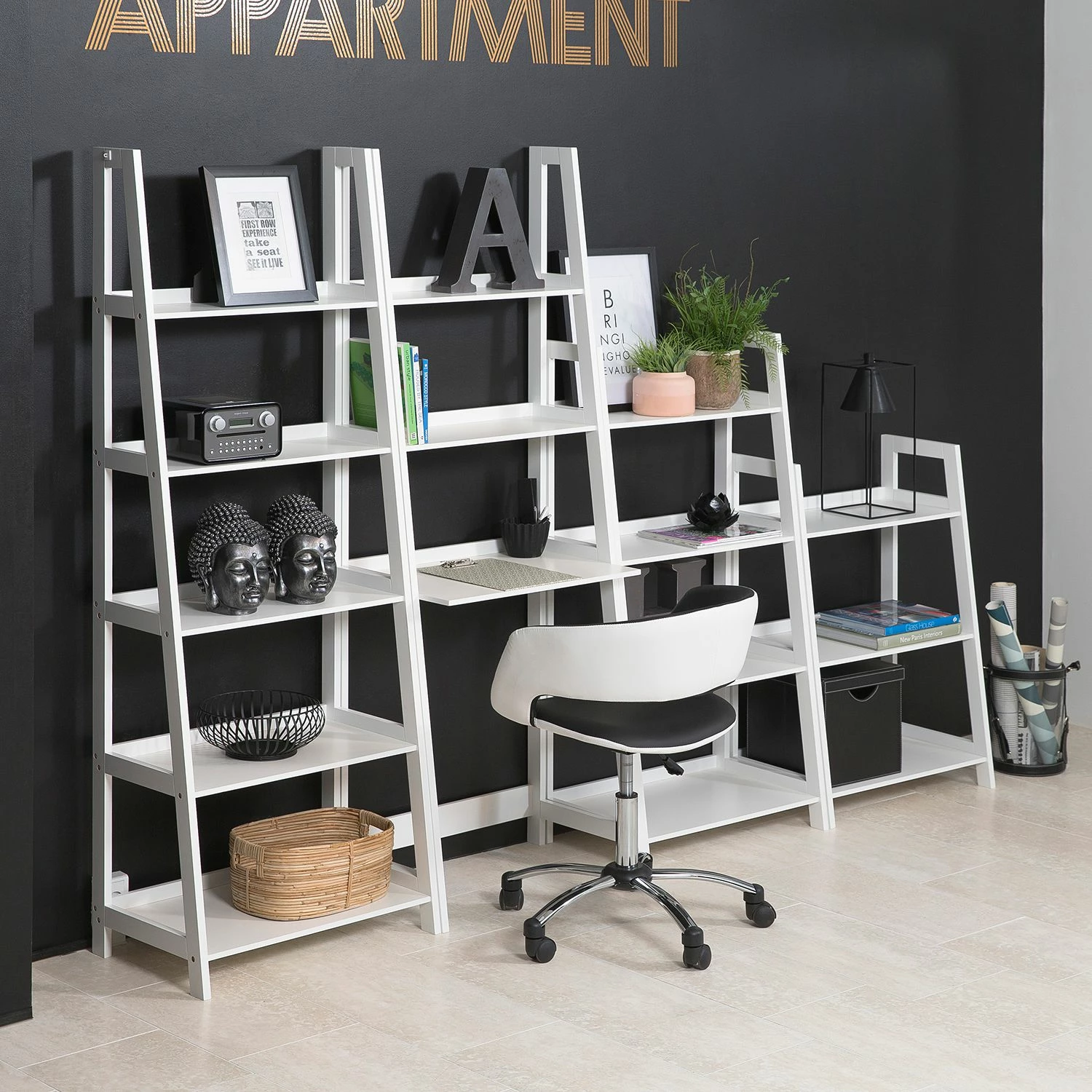 Mørteens Regal Dilbert III - Weiß 5 Mørteens Regal Dilbert III - Weiß – Bild 3