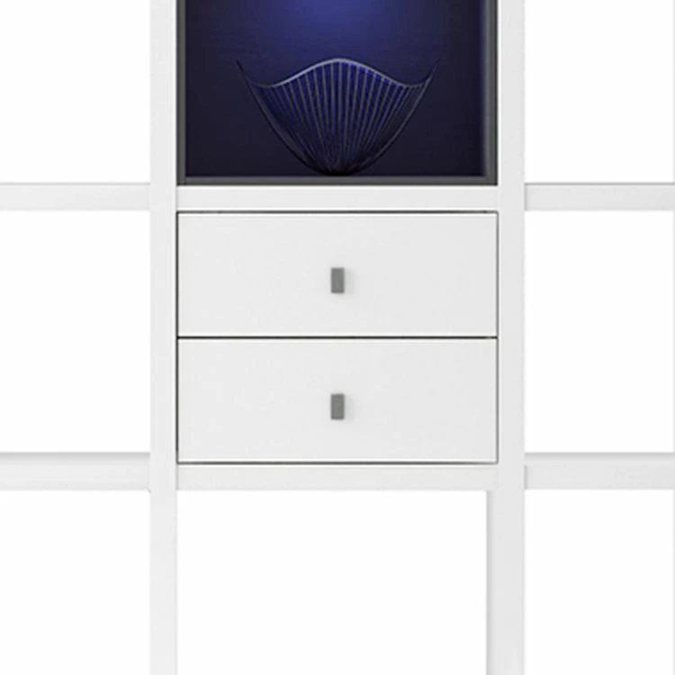 Loftscape Regal Emporior III - Weiß / Schwarz - Mit Beleuchtung 5 Loftscape Regal Emporior III - Weiß / Schwarz - Mit Beleuchtung – Bild 4