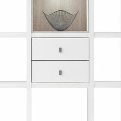 Loftscape Regal Emporior III - Weiß / Eiche Sonoma Dekor - Mit Beleuchtung -BÜROMÖBEL Verkaufsgeschäft regal emporior iii weiss sonoma eiche dekor 289520