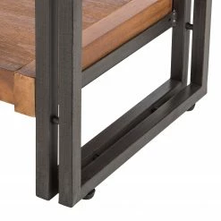 Ars manufacti Regal Manchester IV - Akazie massiv / Metall - Akazie / Anthrazit -BÜROMÖBEL Verkaufsgeschäft regal manchester iv akazie massiv metall 4877388