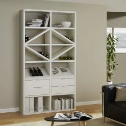 Fredriks Regal Concept I - Weiß -BÜROMÖBEL Verkaufsgeschäft regal rodos i weiss 1890326