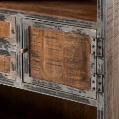 Ars manufacti Regal Wharton II - Akazie teilmassiv / Stahl -BÜROMÖBEL Verkaufsgeschäft regal wharton ii mango teilmassiv stahl 5212224