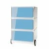 EasyOffice by Paperflow Rollcontainer easyBox I - Weiß / Hellblau -BÜROMÖBEL Verkaufsgeschäft rollcontainer easybox i weiss blau 2515626