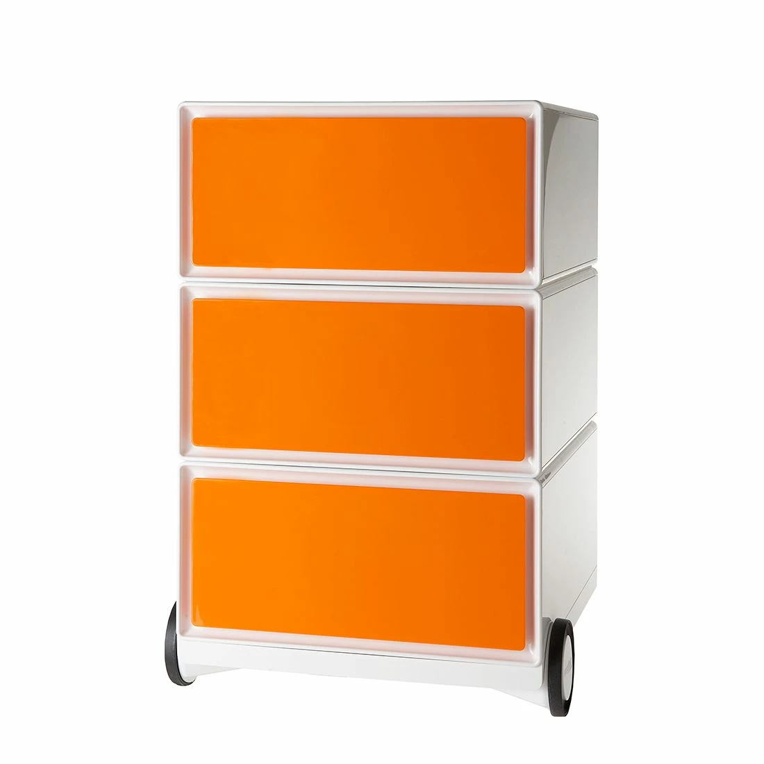 EasyOffice by Paperflow Rollcontainer easyBox I - Weiß / Orange 3 EasyOffice by Paperflow Rollcontainer easyBox I - Weiß / Orange