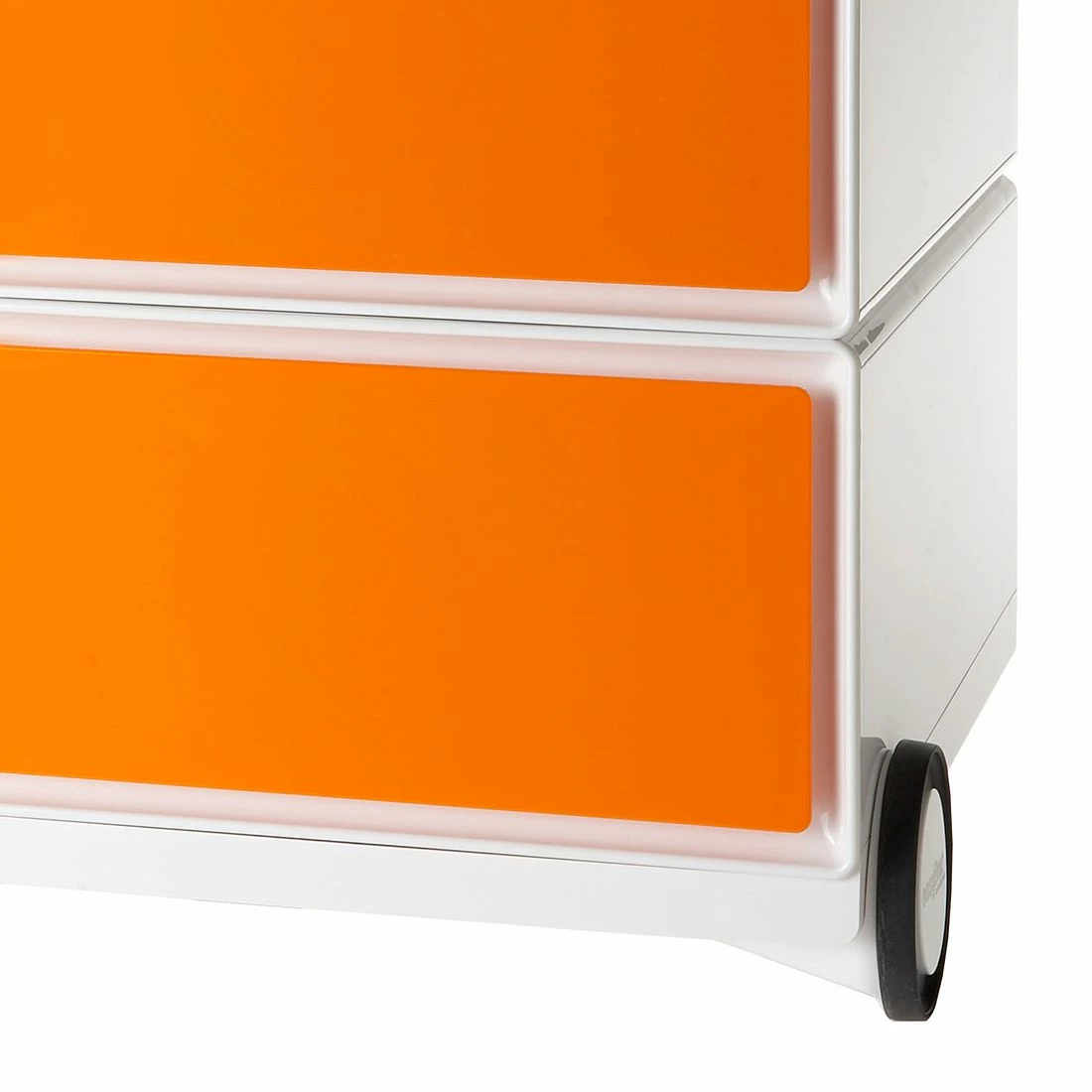 EasyOffice by Paperflow Rollcontainer easyBox I - Weiß / Orange 4 EasyOffice by Paperflow Rollcontainer easyBox I - Weiß / Orange – Bild 2