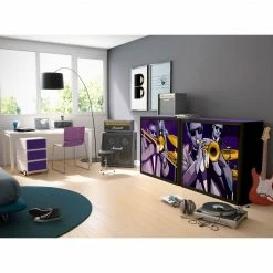 EasyOffice by Paperflow Rollcontainer easyBox II - Weiß / Lila -BÜROMÖBEL Verkaufsgeschäft rollcontainer easybox ii weiss lila 3229653