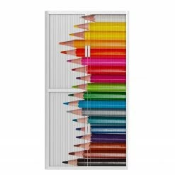 EasyOffice by Paperflow Rollladenschrank easyOffice Bureaux I - Mehrfarbig -BÜROMÖBEL Verkaufsgeschäft rollladenschrank easyoffice bureaux i 2223126