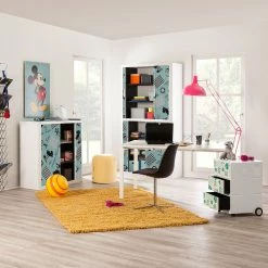 EasyOffice by Paperflow Rollladenschrank easyOffice Enfants III - Höhe: 204 cm -BÜROMÖBEL Verkaufsgeschäft rollladenschrank easyoffice enfants iii tuerkis 204 cm 3386321