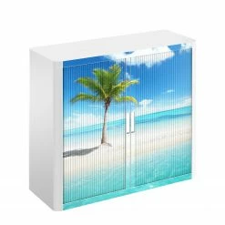 EasyOffice by Paperflow Rollladenschrank easyOffice Holiday I - Blau -BÜROMÖBEL Verkaufsgeschäft rollladenschrank easyoffice holiday i 2223118