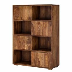 Ars Natura Schiebetürenregal Trangle - Sheesham massiv -BÜROMÖBEL Verkaufsgeschäft schiebetuerenregal trangle sheesham massiv 702738