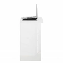 Jahnke Schreibtisch Cu-Libre 80 - Hochglanz Weiß -BÜROMÖBEL Verkaufsgeschäft schreibtisch cuuba libre 80 hochglanz weiss 3457601