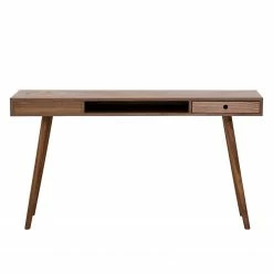 Studio Copenhagen Schreibtisch Karjaa - Walnuss teilmassiv -BÜROMÖBEL Verkaufsgeschäft schreibtisch kierkegaard walnuss massiv 3863876