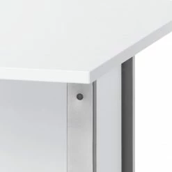 Maja Möbel Schreibtisch Merit II - Weiß / Silber - 120 x 80 cm -BÜROMÖBEL Verkaufsgeschäft schreibtisch merit ii alpinweiss 347587