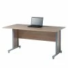 Maja Möbel Schreibtisch Merit II - Eiche Sonoma Dekor / Silber - 160 x 80 cm -BÜROMÖBEL Verkaufsgeschäft schreibtisch merit ii eiche sonoma dekor masse 160 x 80 cm 4256016