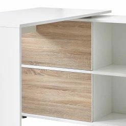 Germania Schreibtisch Mingle - Weiß/Eiche Sonoma Dekor -BÜROMÖBEL Verkaufsgeschäft schreibtisch mingle weiss eiche sonoma dekor 5029276