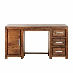 Ars Natura Schreibtisch Ohio - Sheesham massiv - gewachst -BÜROMÖBEL Verkaufsgeschäft schreibtisch ohio 1351989