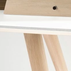 Studio Copenhagen Schreibtisch Stave II - Eiche teilmassiv -BÜROMÖBEL Verkaufsgeschäft schreibtisch stave ii eiche teilmassiv weiss eiche hell 5163680