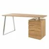 Ars Natura Schreibtisch Tarva - Asteiche -BÜROMÖBEL Verkaufsgeschäft schreibtisch tarva asteiche teilmassiv asteiche edelstahl dekor 5235984