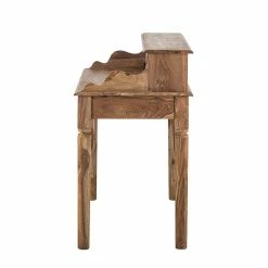 Wolf-Möbel Sekretär Bombay I - Sheesham massiv - Natur -BÜROMÖBEL Verkaufsgeschäft sekretaer bombay i sheesham massiv natur 1429039