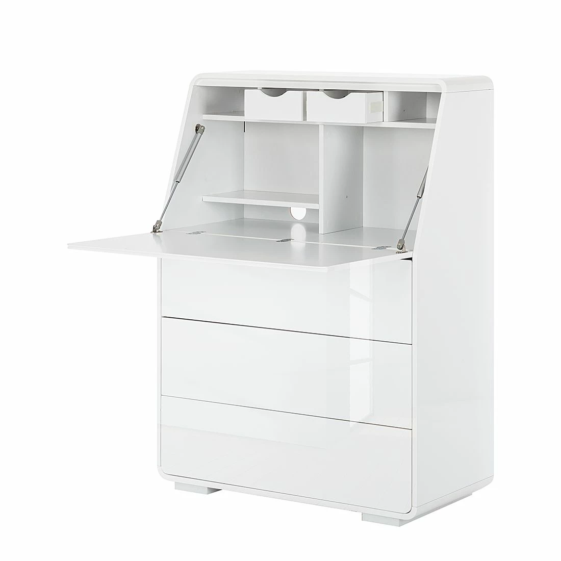 Jahnke Sekretär Cuuba Curve C 10 - Hochglanz Weiß 9 Jahnke Sekretär Cuuba Curve C 10 - Hochglanz Weiß – Bild 7