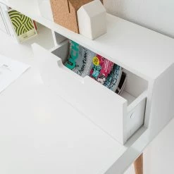 Mørteens Sekretär Lindholm - Weiß -BÜROMÖBEL Verkaufsgeschäft sekretaer lindholm weiss eiche massiv 4012804