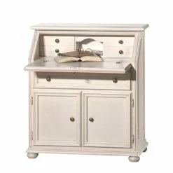 Montreux Sekretär Palermo - Antikweiß -BÜROMÖBEL Verkaufsgeschäft sekretaer palermo tulipe teilmassiv weiss 3512217