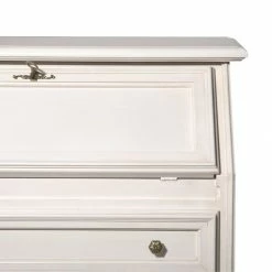 Montreux Sekretär Palermo - Antikweiß -BÜROMÖBEL Verkaufsgeschäft sekretaer palermo tulipe teilmassiv weiss 3512241