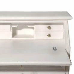 Montreux Sekretär Palermo - Antikweiß -BÜROMÖBEL Verkaufsgeschäft sekretaer palermo tulipe teilmassiv weiss 3512245