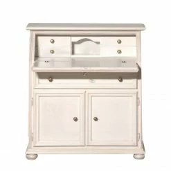 Montreux Sekretär Palermo - Antikweiß -BÜROMÖBEL Verkaufsgeschäft sekretaer palermo tulipe teilmassiv weiss 3512253