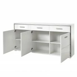 Loftscape Sideboard Arco - Hochglanz Weiß / Weiß -BÜROMÖBEL Verkaufsgeschäft sideboard arco hochglanz weiss weiss 4710760
