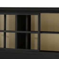 Maison Belfort Sideboard Azjana I - Schwarz / Pinie Creme -BÜROMÖBEL Verkaufsgeschäft sideboard azjana i pinie teilmassiv schwarz pinie creme 3394769