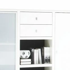 Loftscape Sideboard Emporior II - Weiß -BÜROMÖBEL Verkaufsgeschäft sideboard emporior ii weiss glastuer satiniert 1554634