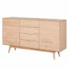 Mørteens Sideboard Finsby - Buche Weißöl -BÜROMÖBEL Verkaufsgeschäft sideboard finsby buche massiv 3681709