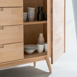 Mørteens Sideboard Finsby - Buche Weißöl -BÜROMÖBEL Verkaufsgeschäft sideboard finsby buche massiv 3681737