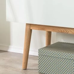 Mørteens Sideboard Lindholm III - Weiß -BÜROMÖBEL Verkaufsgeschäft sideboard lindholm iii weiss dekor eiche massiv 3177333