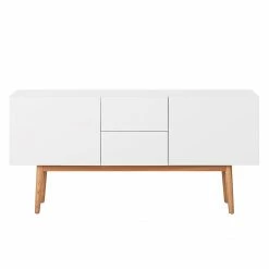 Mørteens Sideboard Lindholm III - Weiß -BÜROMÖBEL Verkaufsgeschäft sideboard lindholm iii weiss dekor eiche massiv 3711477