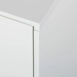 Mørteens Sideboard Lindholm V - Eiche teilmassiv - Weiß / Eiche -BÜROMÖBEL Verkaufsgeschäft sideboard lindholm v weiss matt eiche massiv 358652