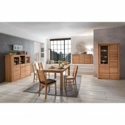 Ars Natura Sideboard Lombok - Teilmassiv -BÜROMÖBEL Verkaufsgeschäft sideboard lombok teilmassiv kernbuche 5004212