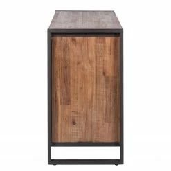 Ars manufacti Sideboard Manchester II - Akazie teilmassiv / Metall - Akazie / Anthrazit -BÜROMÖBEL Verkaufsgeschäft sideboard manchester ii akazie massiv metall 4876180