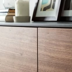 Eva Padberg Collection Sideboard Payara - Echtholzfurnier - Walnuss / Anthrazit -BÜROMÖBEL Verkaufsgeschäft sideboard payara walnuss schwarz 4372576