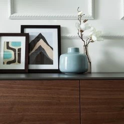 Eva Padberg Collection Sideboard Payara - Echtholzfurnier - Walnuss / Anthrazit -BÜROMÖBEL Verkaufsgeschäft sideboard payara walnuss schwarz 4372580