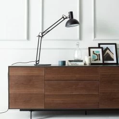 Eva Padberg Collection Sideboard Payara - Echtholzfurnier - Walnuss / Anthrazit -BÜROMÖBEL Verkaufsgeschäft sideboard payara walnuss schwarz 4372592