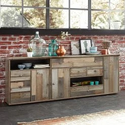 Red Living Sideboard Tapara - Braun / Grau -BÜROMÖBEL Verkaufsgeschäft sideboard tapara braun grau 4383828