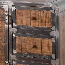 Ars manufacti Sideboard Wharton I - Akazie teilmassiv / Stahl -BÜROMÖBEL Verkaufsgeschäft sideboard wharton i mango teilmassiv 5046244